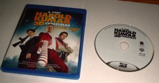 Very Harold Kumar 3D Christmas Blu ray NICE Condition 