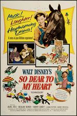 So Dear to My Heart 1964 Re Release U.S. One Sheet Movie Poster