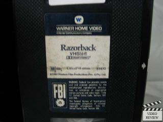 Razorback VHS Gregory Harrison Russell Mulcahy