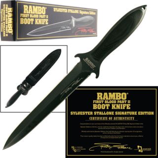Rambo First Blood Part II Boot Knife Sig EDT MC RB2BSS