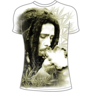 Bob Marley Herb Jumbo Print T Shirt 