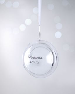 Wallace 2012 Silver Plated Sleigh Bell Christmas Ornament   Neiman