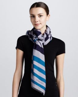 painted bold stripe scarf $ 425