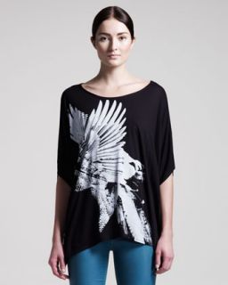 HELMUT Bird Collage Wide Tee   