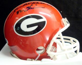 Herschel Walker Autographed Signed Georgia Mini Helmet 82 Heisman PSA