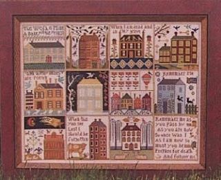 Houses of Hawk Run Hollow cross stitch pattern Carriage House