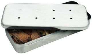 Grill Pro Commerical Stainless Steel Wood Chip Smoker Box 00185 Gas or