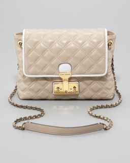 V141U Marc Jacobs The Single Baroque Two Tone Quilted Bag, Large