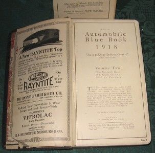 automobile blue book vol 2 1918