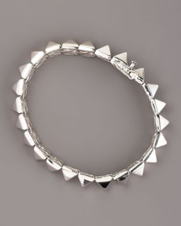 Eddie Borgo Pyramid Bracelet, Silver   