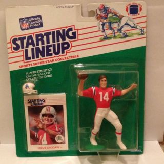 1988 Starting Lineup Steve Grogan New England Patriots