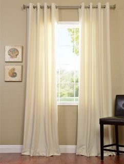 Vanilla Grommet Cotenza Cotton Curtain Panel