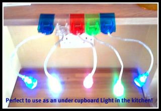 New Kids Bunk Bed Night Light Mini LED Clip on Reading