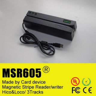 MSR605 MSR206 MSR606 Hico Magnetic Stripe Card Reader Writer Encoder