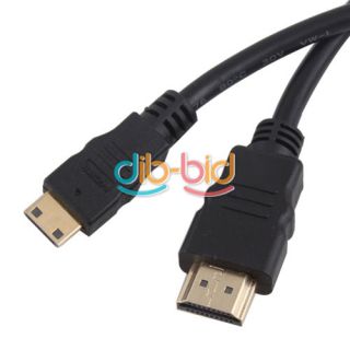 High Speed 0 55m 1 5ft HDMI to Mini HDMI Cable V1 4 3D for Camcorders