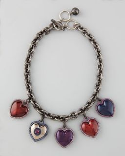Lanvin Heart Charm Necklace   