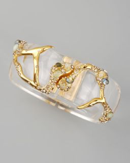 Alexis Bittar Modernist Golden Bracelet, Large   