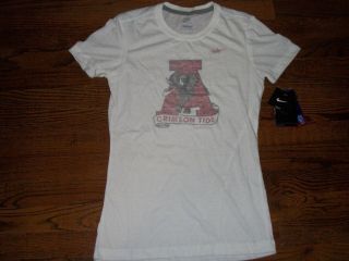 NWT Nike Vault University of Alabama Crimson Tide Womens Logo T shirt
