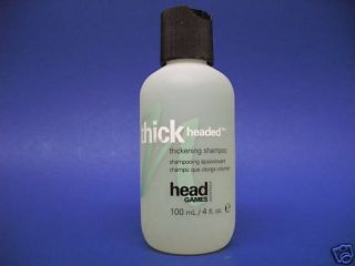 Head Games Thick Headed Thickening Shampoo 4 Oz