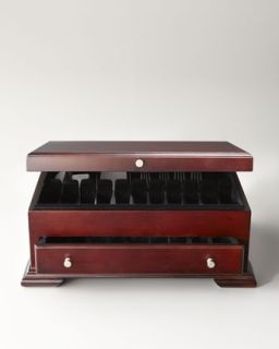 Wallace Dark Walnut Flatware Chest   