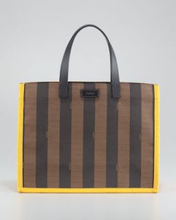 Pequin Shopping Tote Bag, Small, Sunflower/Tobacco