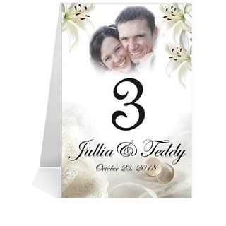 Photo Table Number Cards   Ring Affair #1 Thru #24 Office