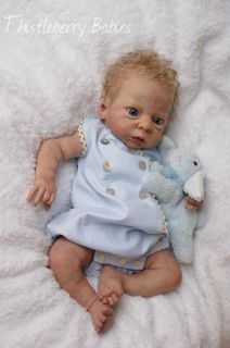 Thistleberry Babies Full Body Solid Silicone Baby Boy Beautifully