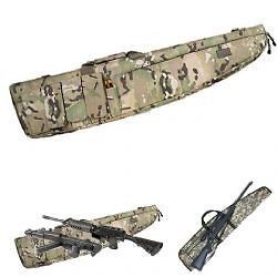Military Sniper Paintball Gun Camo Carrying Rifle Bag Case with