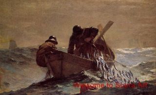 The Herring Net Winslow Homer Repro Oil Painting