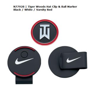 New Nike Golf Tiger Woods Hat Clip Ball Marker N77928