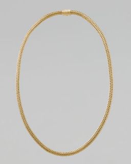 Extra Small Classic Chain Gold Necklace, 18
