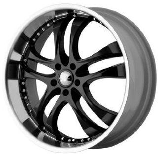 Helo HE825 15x7 Black Wheel / Rim 4x100 with a 38mm Offset and a 72.56