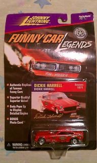 Johnny Lightning Funny Car Legends Dickie Harrell Season 1971 New
