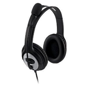   Lifechat LX 3000 Headset with Mic Microphone Over the Head Ear Cup