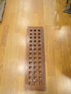 Vintage Teak Hatch Cover or Grating SHIP Salvaged Great for Outdoors