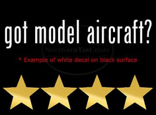 got model aircraft vinyl wall art car decal sticker more