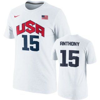  Team USA Basketball 2012 Olympics Name and Number T Shirt Clothing
