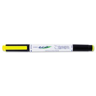 Zebra Eco Zebrite Double Ended Highlighters Chisel Fine PT FL Yellow