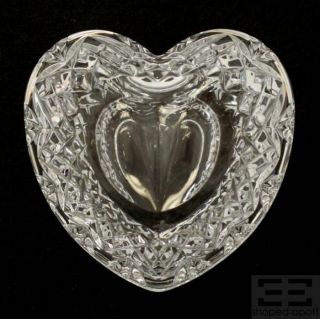 Waterford Crystal Heart Shaped Trinket Box