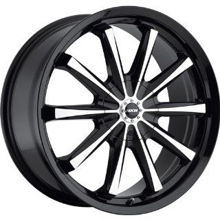 MKW M110 18 Black Wheel / Rim 5x100 & 5x4.5 with a 40mm Offset and a