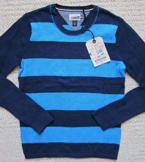 Tommy Hilfiger Navy Blue Premium Slim Fit Sweater Mens $85