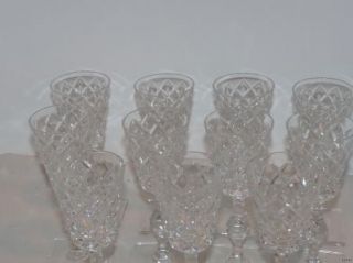 11 CA 1920s Hawkes Cut Glass Delft Diamond 6 3 4 Wine Glass $660