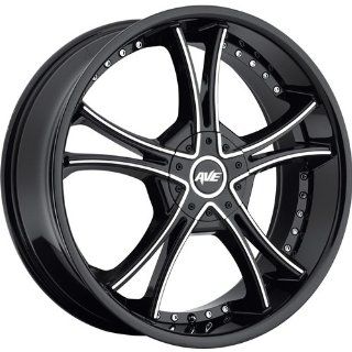 Avenue A604 17 Black Wheel / Rim 5x100 & 5x4.5 with a 40mm Offset and