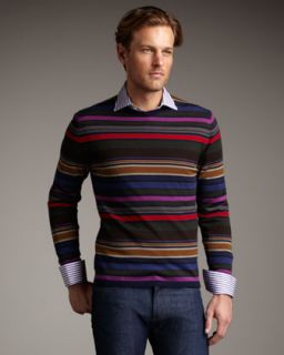 Etro Striped Wool Sweater   