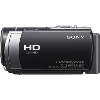 Sony   Handycam Black HDRCX190 HD Flash Memory Camcorder 25x Optical