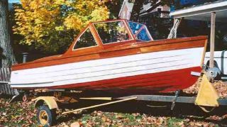 1960 Classic Penn Yan Runabout Mahogany 14 Boat Outboard