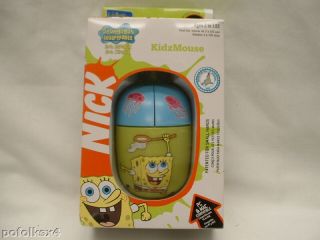 Spongebob PC USB Kidzmouse Child Size Rollerball Mouse