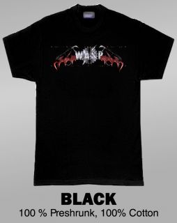  Wasp Heavy Metal Rock Music 80s T Shirt