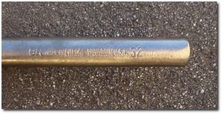 Vintage Hinsdale Tools 1 inch Flare Nut Line Wrench with Deep Offset L