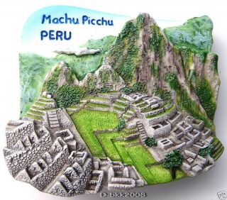 Machu Picchu Peru Fridge Magnet 7 Wonders of The World